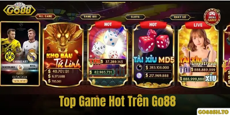 Trang chủ 7 Top Game Hot Trên Go88.
